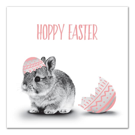 Hatched Bunny Canvas Wall Art